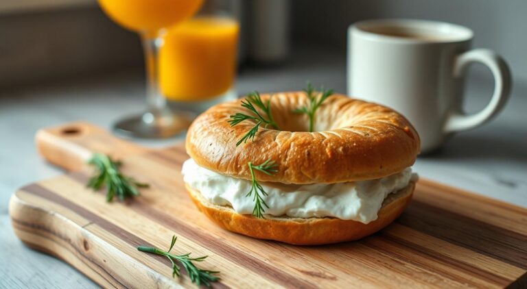 Bagel and Cream Cheese Casserole
