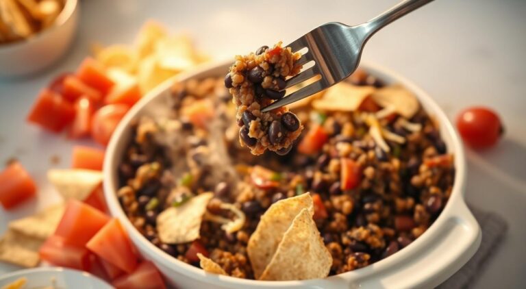 Black Bean & Quinoa Fiesta Casserole