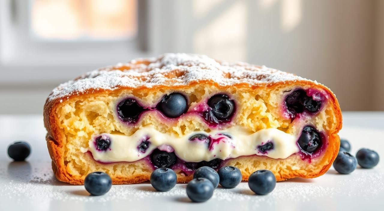 Blueberry Cream Cheese French Toast Bake