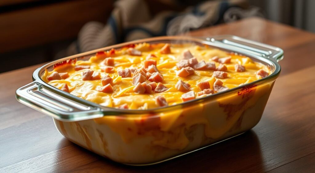 Ham and Cheese Breakfast Casserole