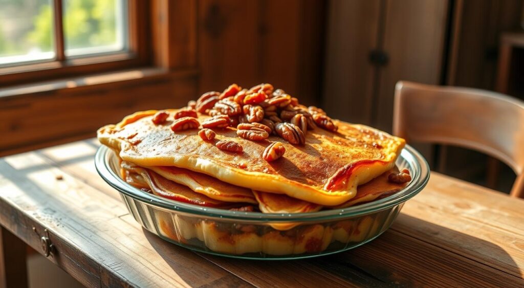 Maple Sausage and Pancake Bake
