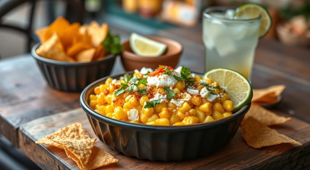 Mexican Street Corn Casserole serving suggestions
