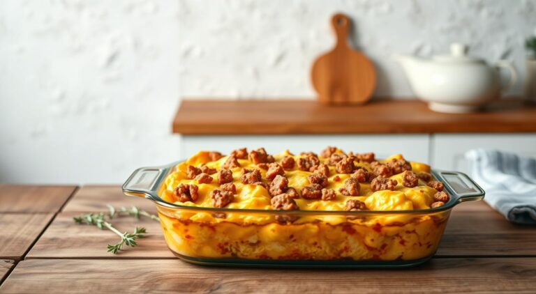 Overnight Sausage and Egg Casserole