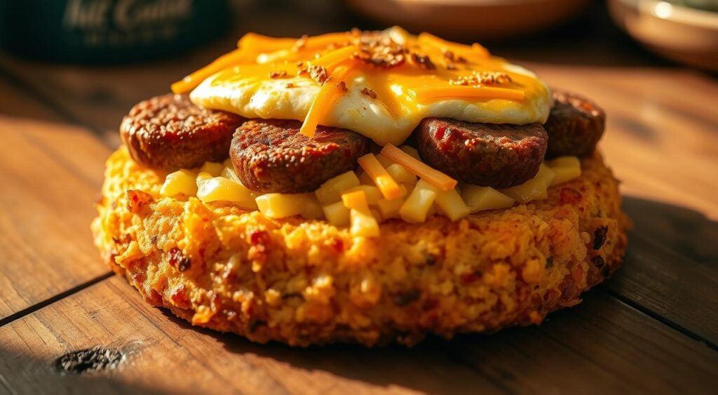 Sausage Hash Brown Breakfast Bake