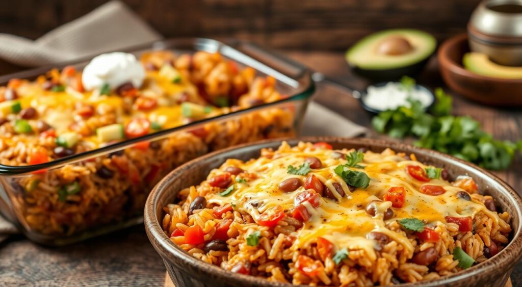 Tex-Mex Rice and Bean Bake Variations