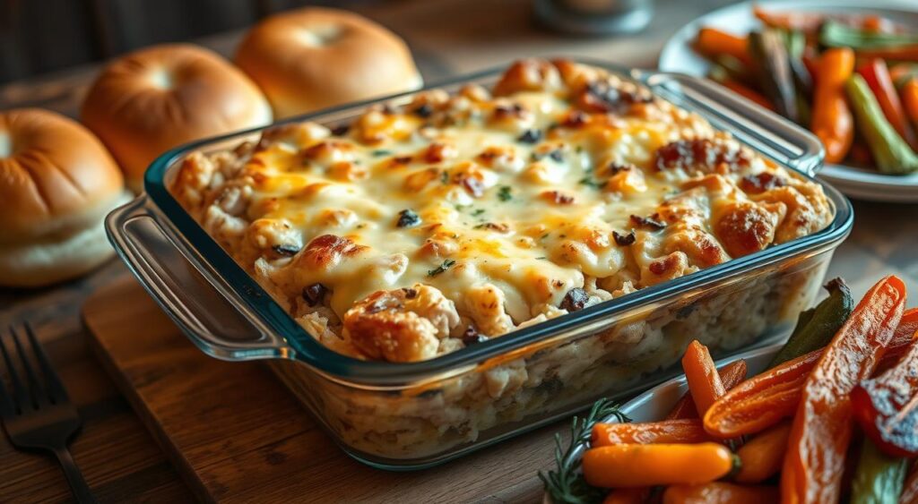 Turkey and Stuffing Casserole