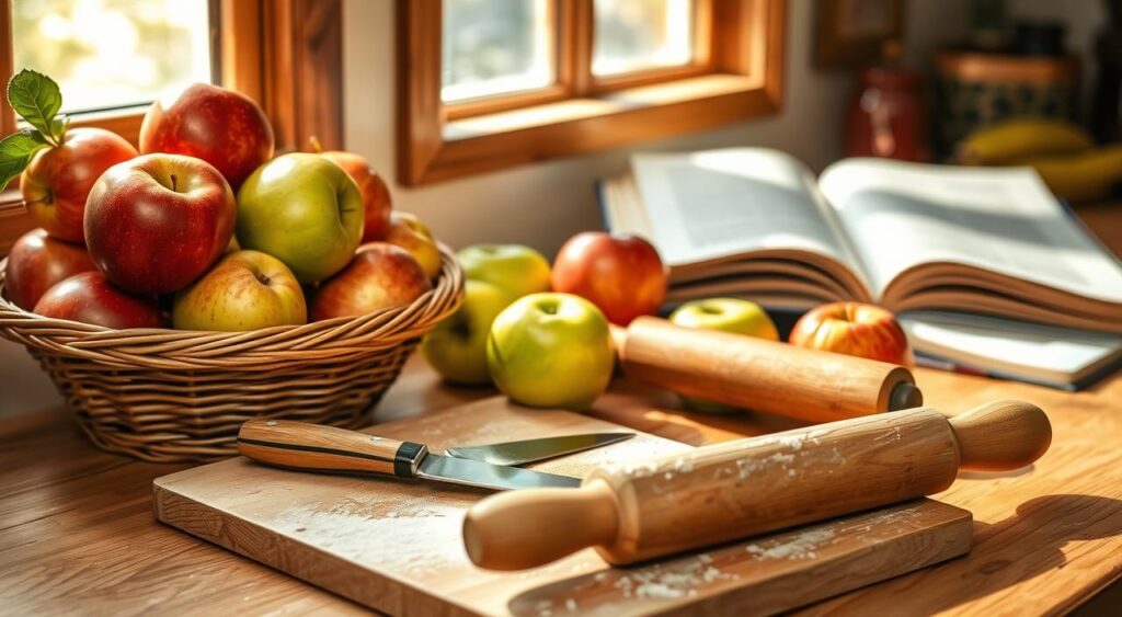 choosing apples for baking