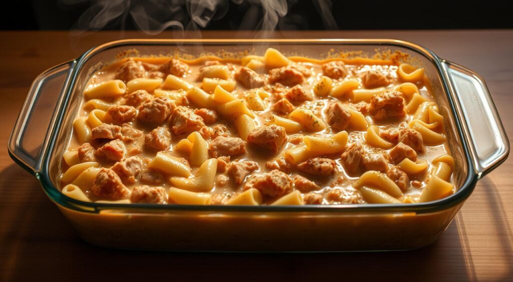 delicious turkey noodle casserole reheating