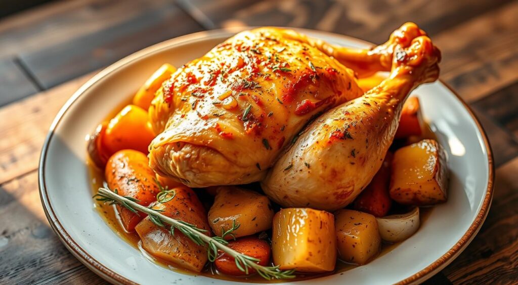 oven-baked chicken dish
