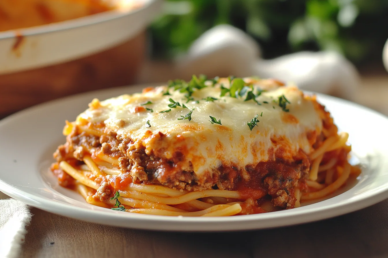 Cheesy Baked Spaghetti: Delicious and Easy to Make