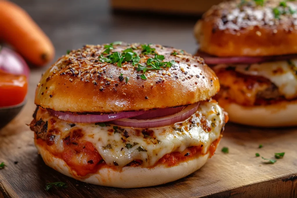 Tasty Pizza Burgers Recipe