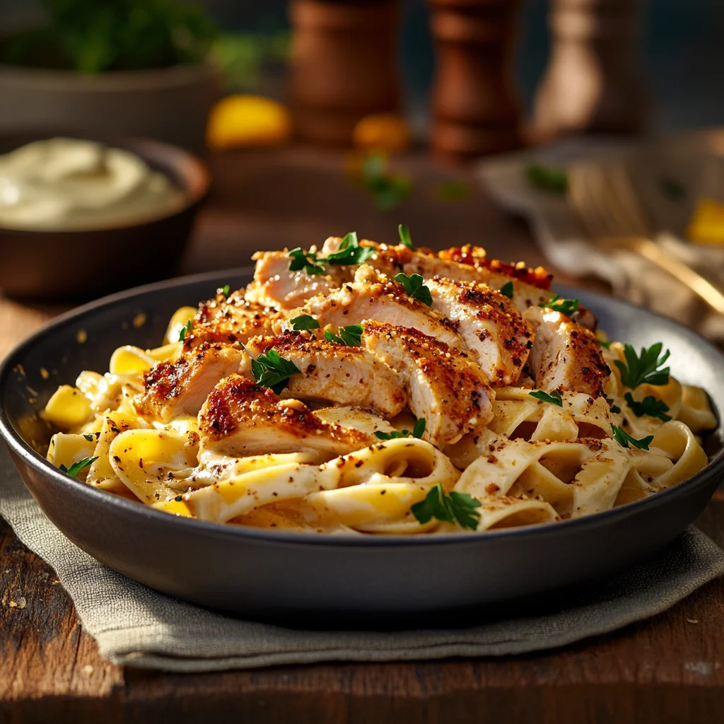 Cajun Chicken Alfredo Pasta