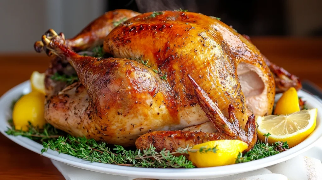 Classic Roast Turkey with Herb Butter
