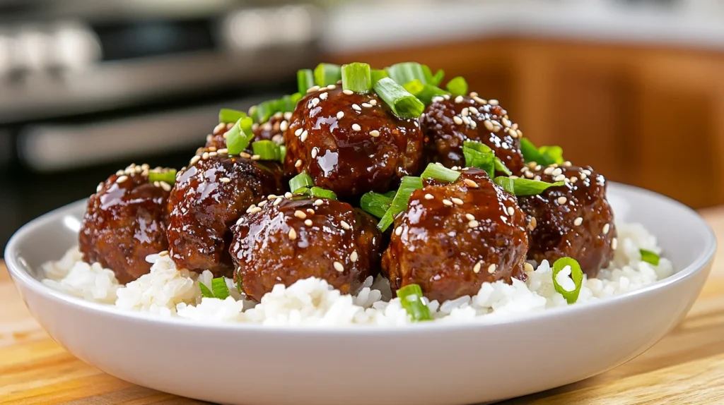 Delicious Korean BBQ Meatballs Recipe