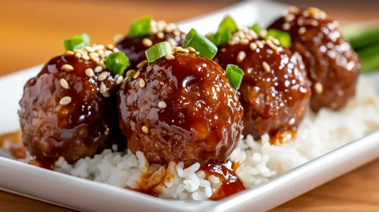 Delicious Korean BBQ Meatballs Recipe