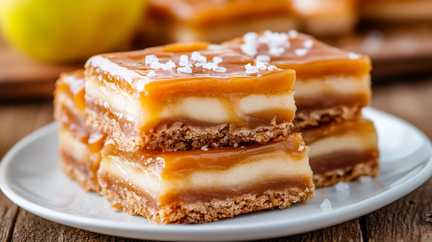 Irresistible Salted Caramel Apple Bars for Fall