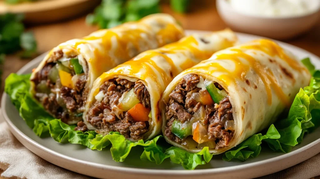Keto Philly Cheesesteak Roll Ups