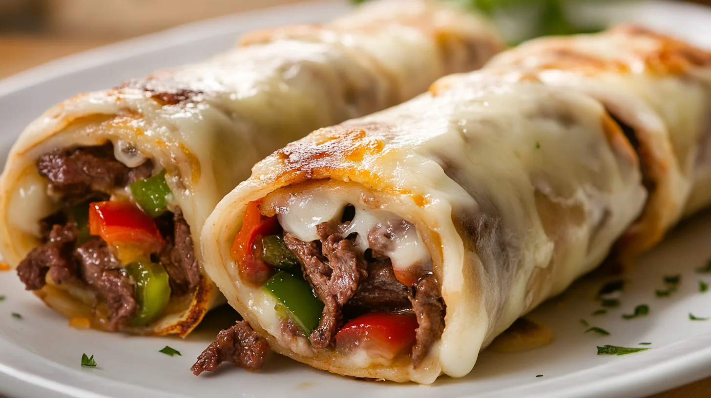 Keto Philly Cheesesteak Roll Ups