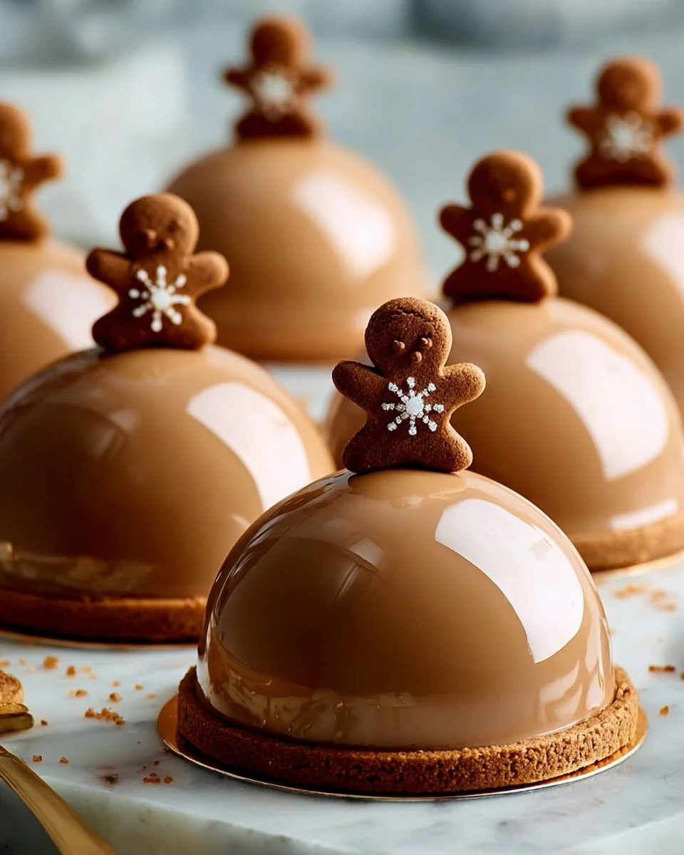 Delicious Gingerbread Espresso Mousse topped with whipped cream and spices.