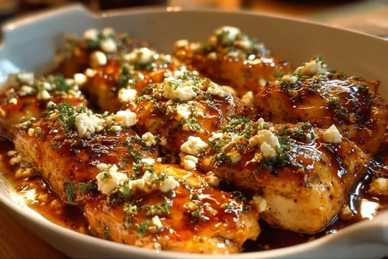 Artisan hot honey infused feta chicken, a deliciously unique dish.