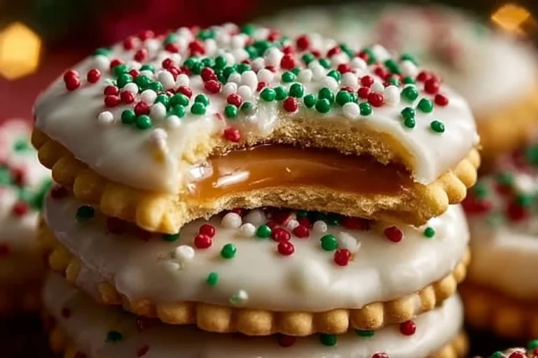 Irresistible caramel Ritz Cracker cookies for Christmas