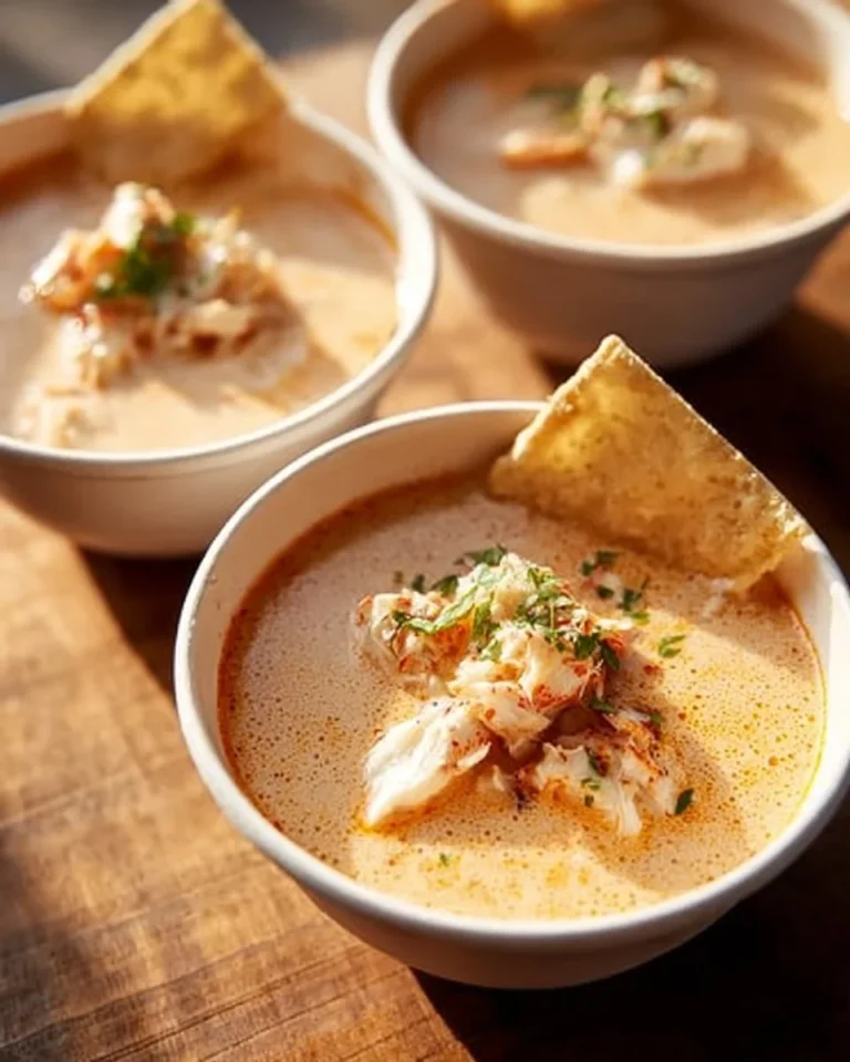 Delicious crab stew served in a bowl with fresh herbs and spices