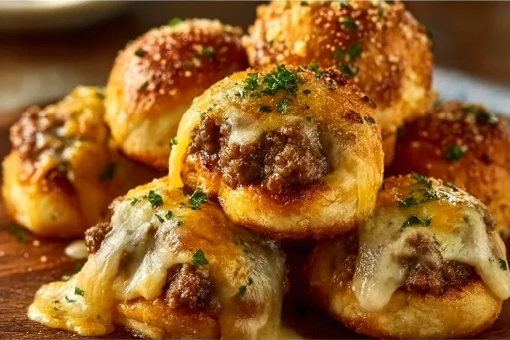 Delicious Mini Big Mac cheeseburgers recipe available for download on Etsy