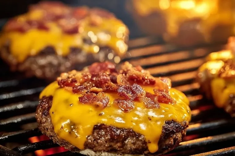 Delicious Crack Burgers stacked with fresh ingredients and served hot.