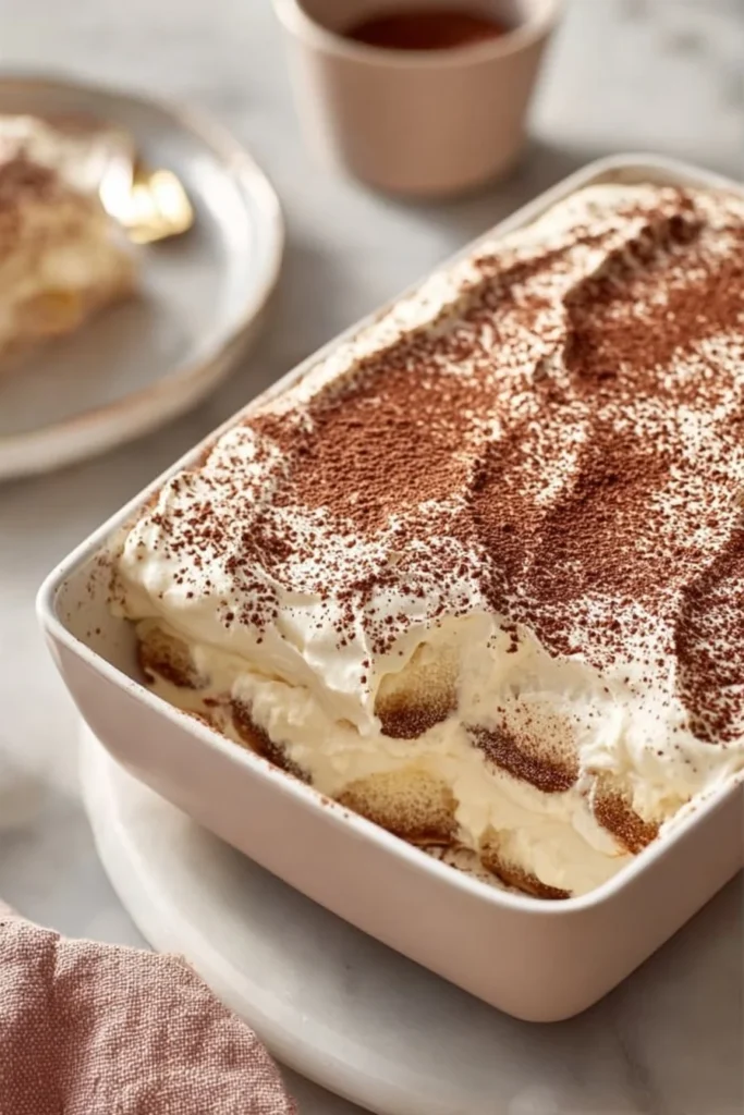 Homemade banana pudding bars served on a wooden platter