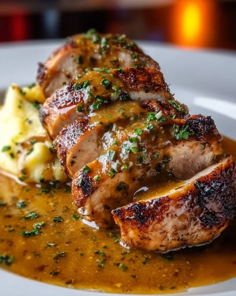 Plate of Chicken Christopher from Morton’s Steakhouse, showcasing a gourmet dish.