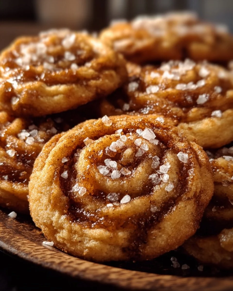 Delicious Salted Honey Cinnamon Cookies ready to be enjoyed