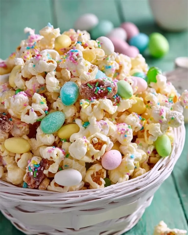 Colorful Bunny Bait Easter Snack Mix with candy and snacks for festive enjoyment