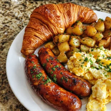 Ultimate breakfast plate with eggs, bacon, toast, and fresh fruit