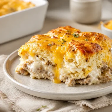 Biscuits and Gravy Casserole