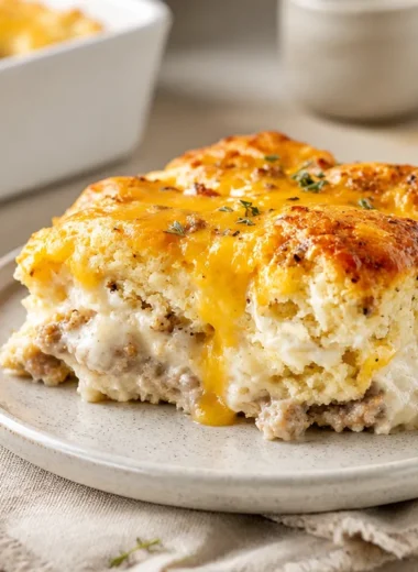 Biscuits and Gravy Casserole