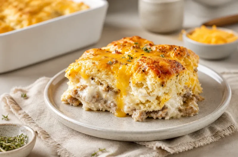 Biscuits and Gravy Casserole