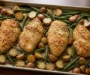 Parmesan Crusted Chicken Sheet Pan Dinner