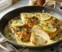 30-Minute Creamy Lemon Garlic Parmesan Skillet Chicken Dinner