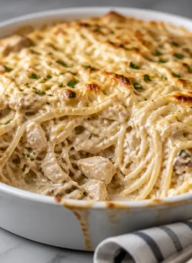 Delicious Chicken Tetrazzini served in a cozy bowl for a weeknight meal