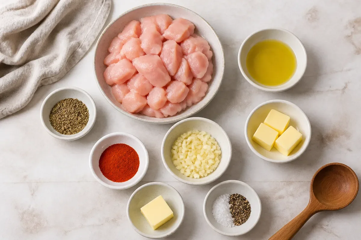 Garlic Butter Chicken Bites Recipe